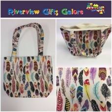 Medium Tote Bag - Feathers